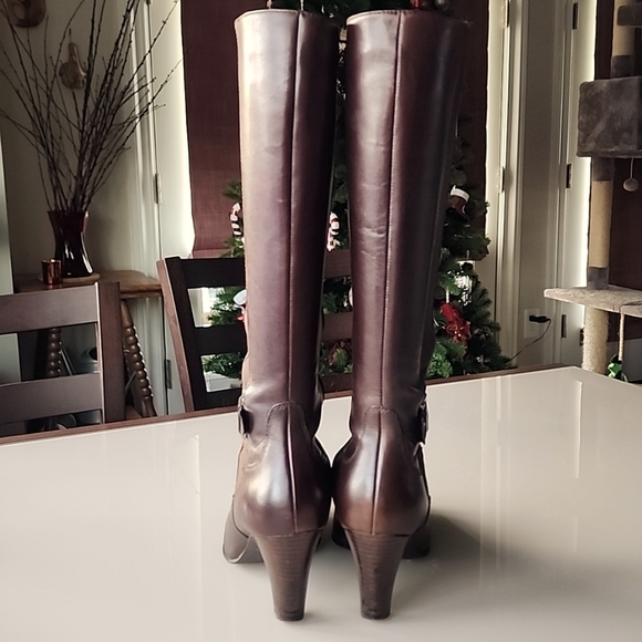 AK Anne Klein Marcoe Boots Chocolate Brown Size 9.5 - Picture 3 of 12